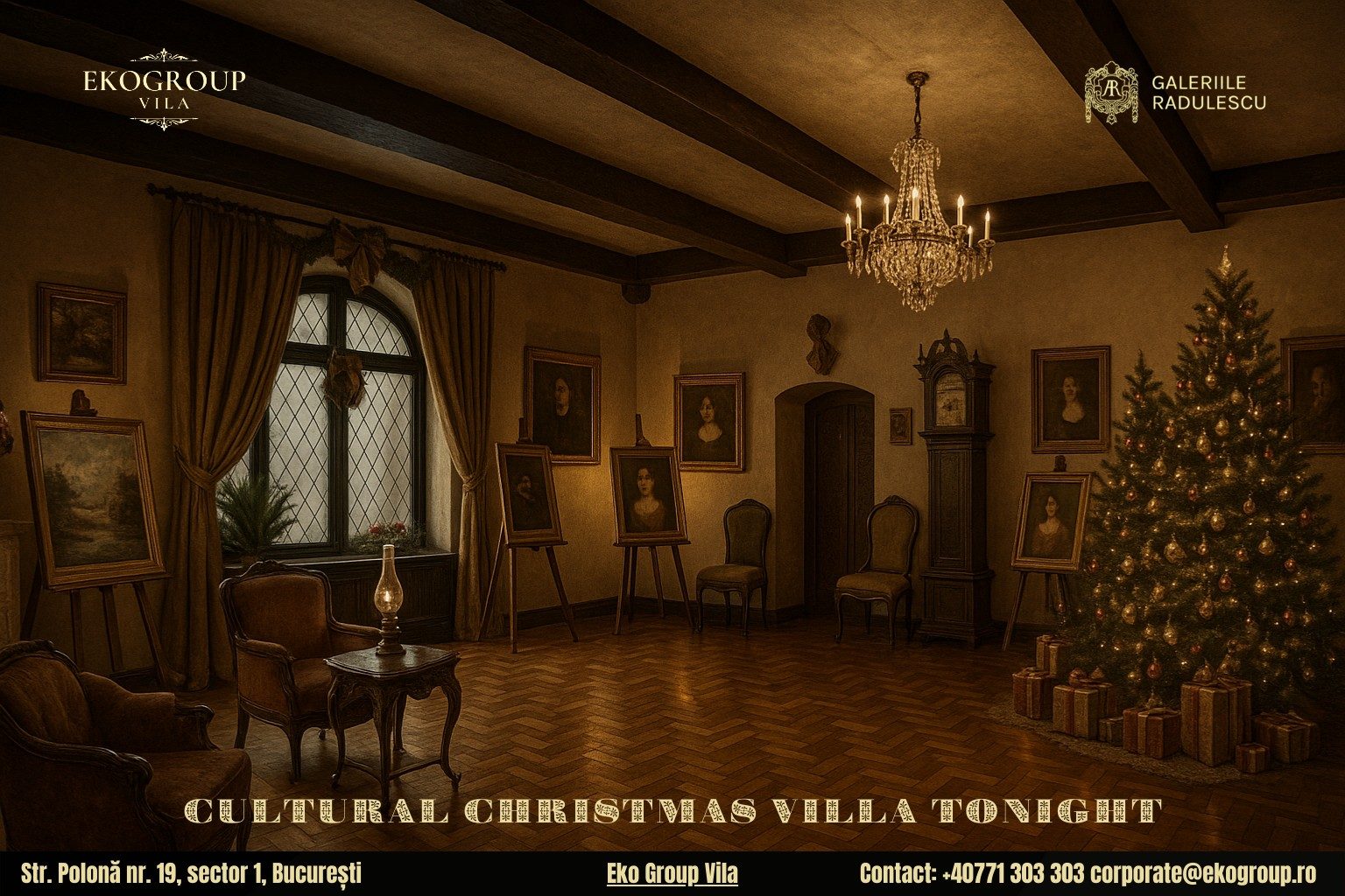 Vacanța de Crăciun transpusă în farmecul anilor ’30 la Eko Group Vila