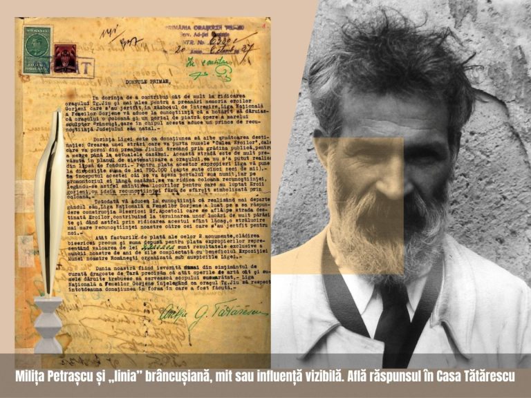 Milița Petrașcu și „linia” brâncușiană, mit sau influență vizibilă. Află răspunsul în Casa Tătărescu